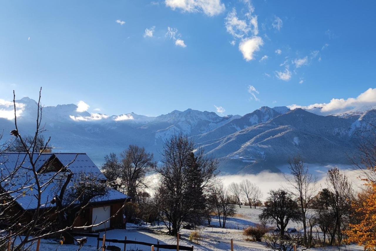 Chalet Mounette Ski Sauna Lac Embrun Puy-Sanieres ภายนอก รูปภาพ