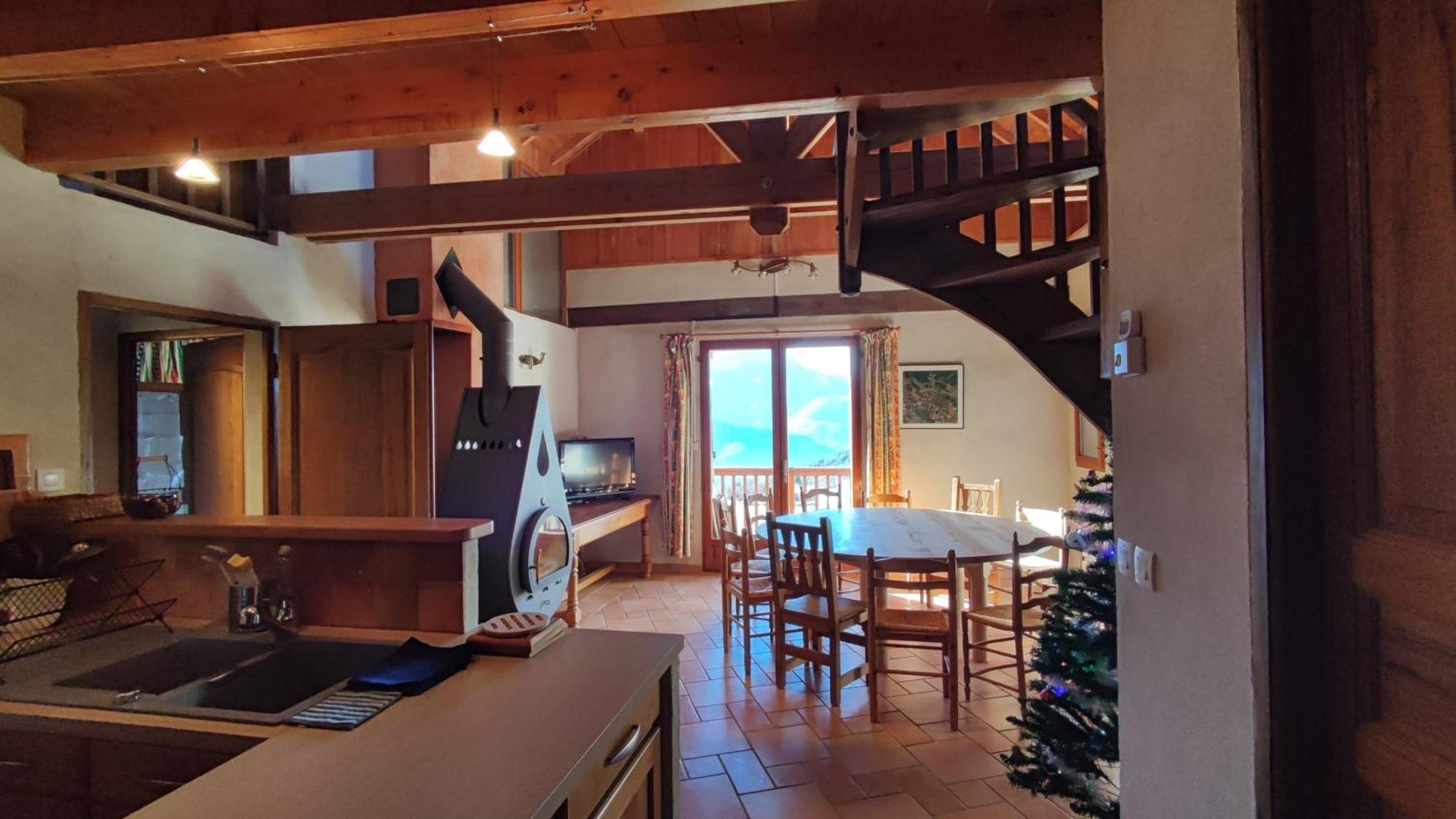 Chalet Mounette Ski Sauna Lac Embrun Puy-Sanieres ภายนอก รูปภาพ